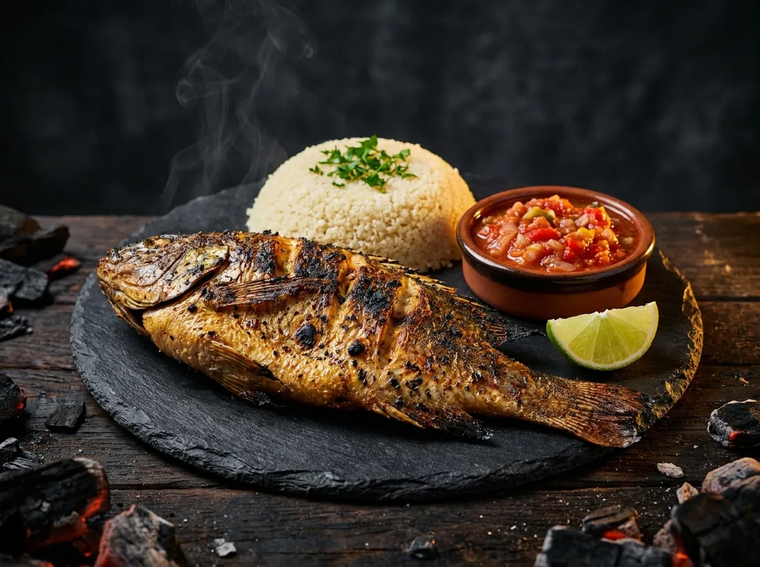 Tilapia braisé